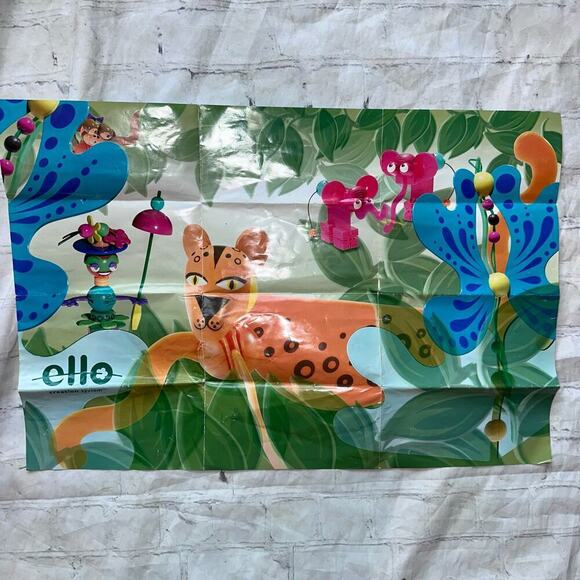 Vintage Ello Creation System Building Toy Set with Carrying Storage Case 6 Lbs - Picture 7 of 9